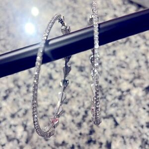 Cubic Zirconia Hoops